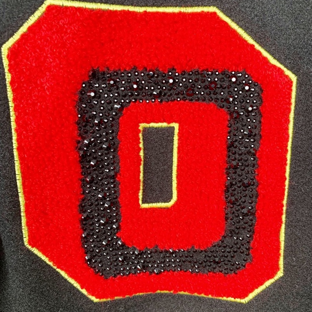 Off-White Black Leather-Sleeved Jacket - image 5